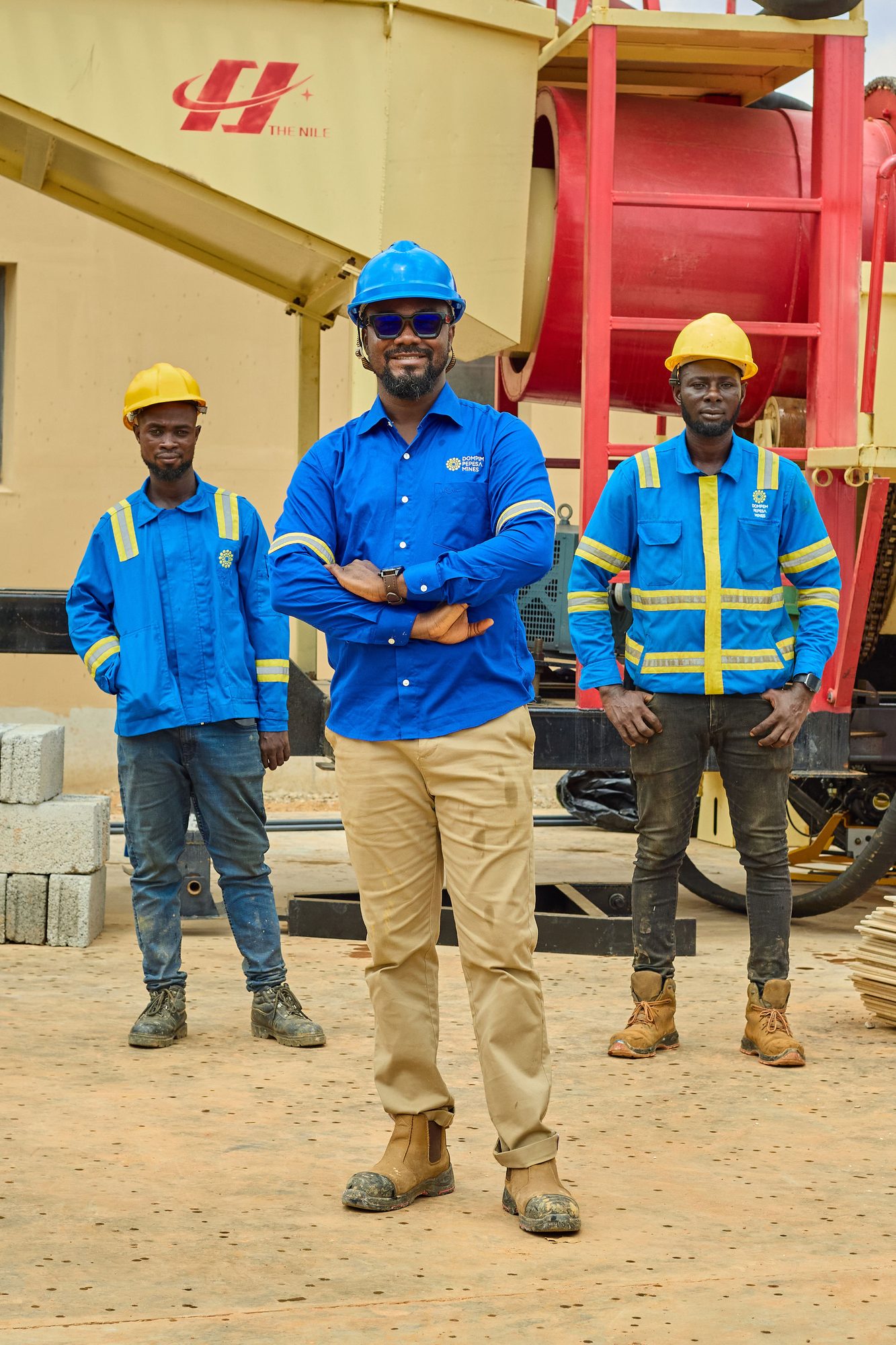 The Nova Mines operations team at the plant